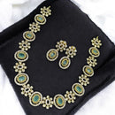 Sona Covering Charming Gold Plated Austrian Stone Necklace Set