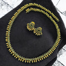 Sona Covering Gold Plated Pota Stone And Beads Necklace Set
