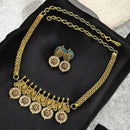 Sona Covering Gold Plated Austrian Stone Necklace