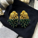 Sona Covering Gold Plated Beads Dangler Earrings