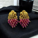 Sona Covering Gold Plated Beads Dangler Earrings