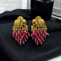 Sona Covering Gold Plated Beads Dangler Earrings