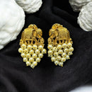 Sona Covering Gold Plated Beads Dangler Earrings