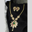 Sona Covering Gold Plated Austrian Stone Necklace Set