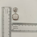 Urthn Unique White Marble Dangler Earrings for Women Stylish Casual, Party & Festive Wear Jewellery(Pack Of 3)