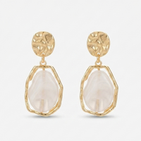 Urthn Trendy Ethnic White Marble Rasin Dangler Earrings for Women  Wedding & Festive Wear Jewellery(Pack Of 3)