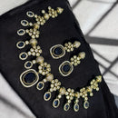Sona Covering Gold Plated Austrian Stone Necklace Set