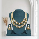 Sona Covering Gold Plated Kundan Stone Necklace Set