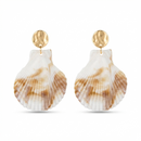 Urthn Gorgeous Shell Drop Dangler Earrings for Women Stylish Beach & Festive Fashion Jewellery(Pack Of 3)