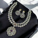 Sona Covering Gold Plated Austrian Stone Necklace Set
