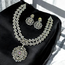 Sona Covering Gold Plated Austrian Stone Necklace Set