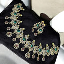 Sona Covering Gold Plated American Diamond Necklace Set