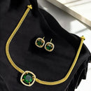 Sona Covering Luxe Sparkle Austrian & Crystal Stone Necklace Set