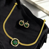 Sona Covering Luxe Sparkle Austrian & Crystal Stone Necklace Set