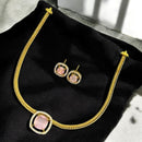 Sona Covering Luxe Sparkle Austrian & Crystal Stone Necklace Set