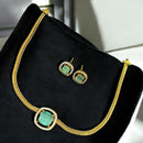Sona Covering Luxe Sparkle Austrian & Crystal Stone Necklace Set