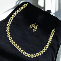 Sona Covering Luxe Sparkle Austrian Stone Necklace Set