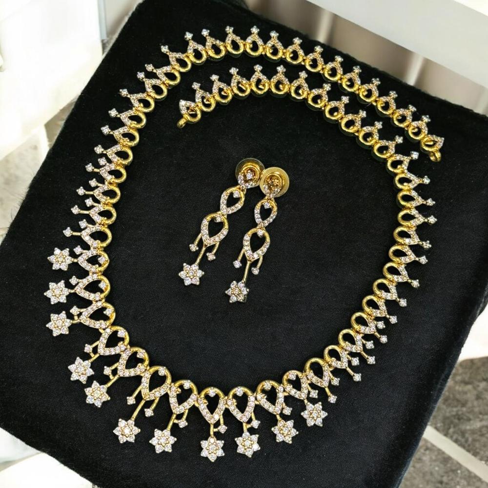 Sona Covering Luxe Sparkle Austrian Stone Long Necklace Set