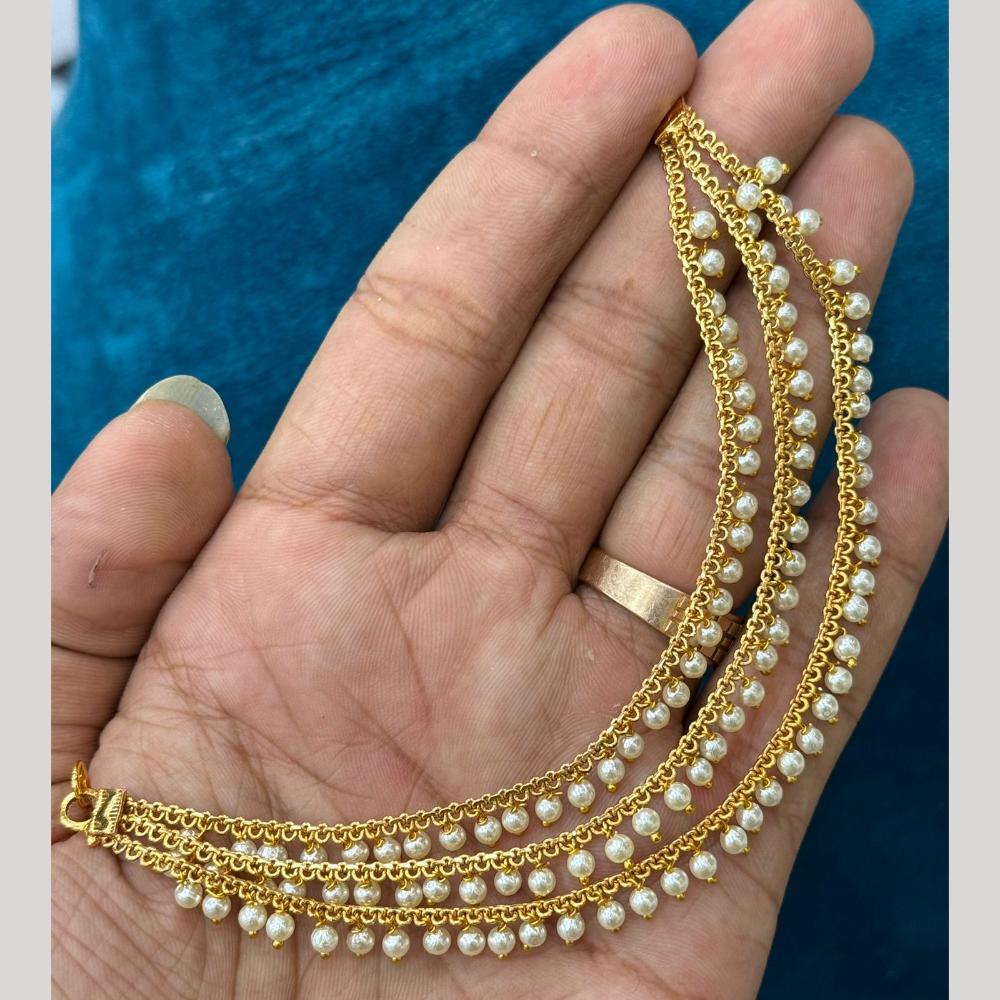 Sona Gold Plated Pearl Kan chain