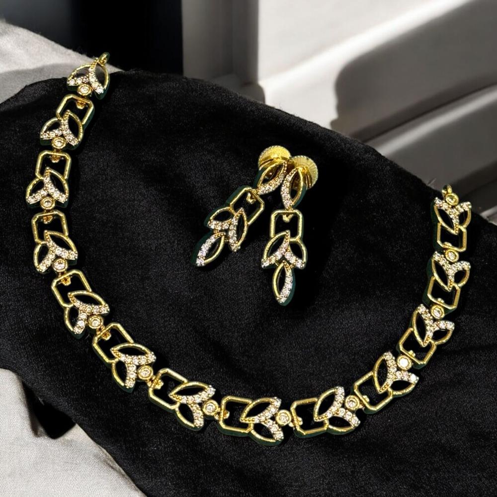 Sona Covering Austrian Stone Necklace Set