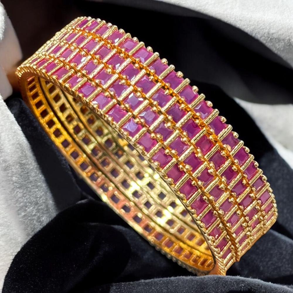 Sona Covering Pota Stone Bangles Set