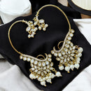 Sona Covering Kundan Stone Earcuff Dangler Earrings