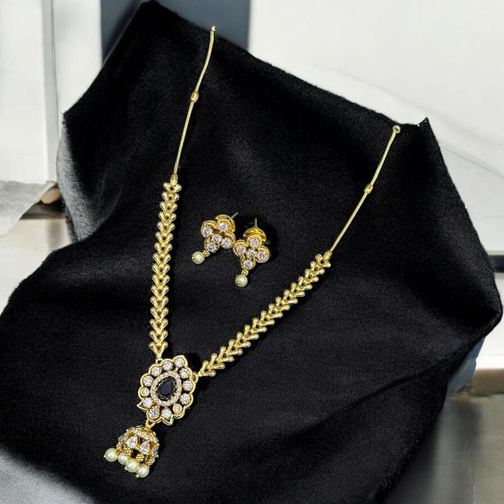 Sona Covering Austrian Stone Necklace Set