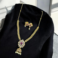 Sona Covering Austrian Stone Necklace Set