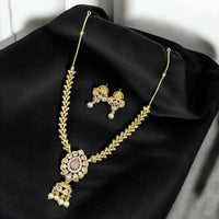 Sona Covering Austrian Stone Necklace Set