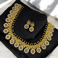 Sona Covering  Austrian Stone Necklace Set