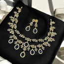Sona Covering Crystal Stone Necklace Set