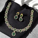 Sona Covering Austrian Stone And Pota Necklace Set