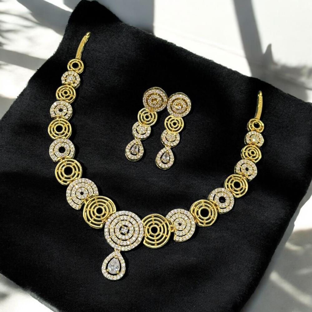 Sona Covering Austrian Stone Necklace Set