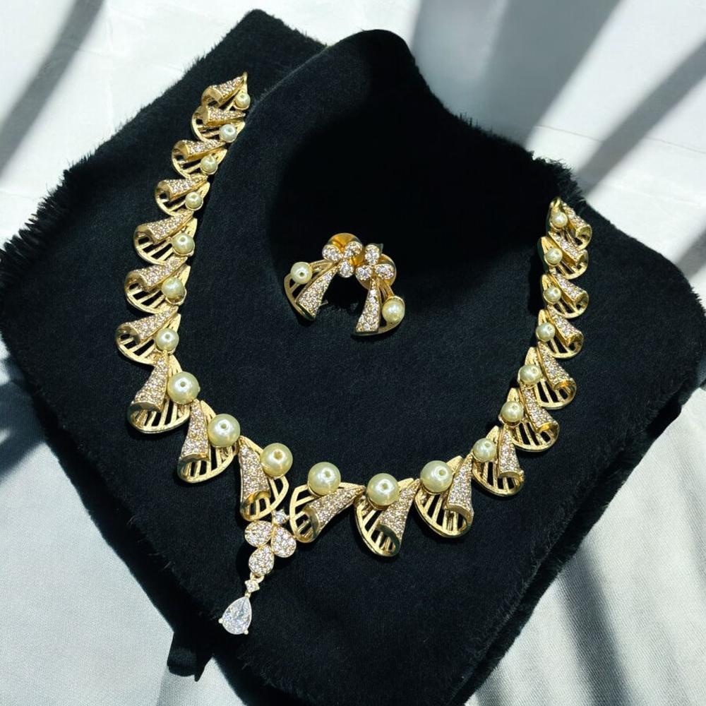 Sona Covering Austrian Stone Necklace Set