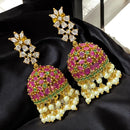 Sona Covering American Diamond Jhumki Earring