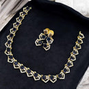 Sona Covering Crystal Stone And Austrian Stone Necklace Set