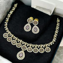 Sona Covering Crystal Stone And Austrian Stone Necklace Set