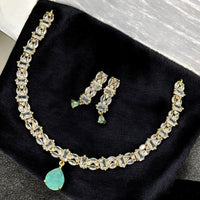 Sona Covering Austrian Stone Stone Necklace Set
