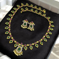 Sona Covering Austrian Stone Stone Necklace Set