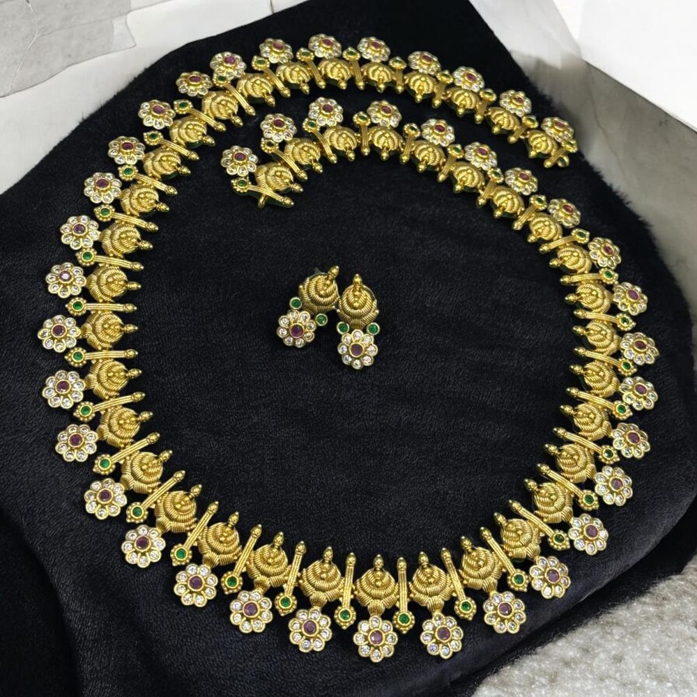 Sona Covering Austrian Stone Stone Necklace Set
