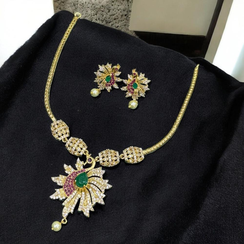 Sona Covering Austrian Stone Stone Necklace Set