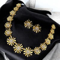 Sona Covering Austrian Stone Stone Necklace Set