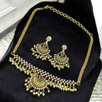 Sona Covering Austrian Stone Stone Necklace Set
