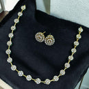 Sona Covering Austrian Stone Stone Necklace Set