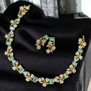 Sona Covering Crown Glow Crystal And Austrain Stone Empress Shine Necklace Set