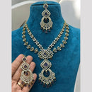 Sona Covering Shaadi Glam American Daimonds  Urban Royal Necklace Set 