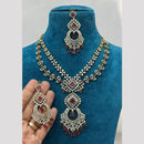 Sona Covering Shaadi Glam American Daimonds  Urban Royal Necklace Set