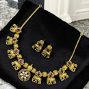 Sona Covering South Indian Style Pota Necklace Set