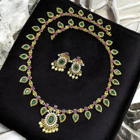 Sona Covering Elegant Shine Austrain Stone Necklace Set