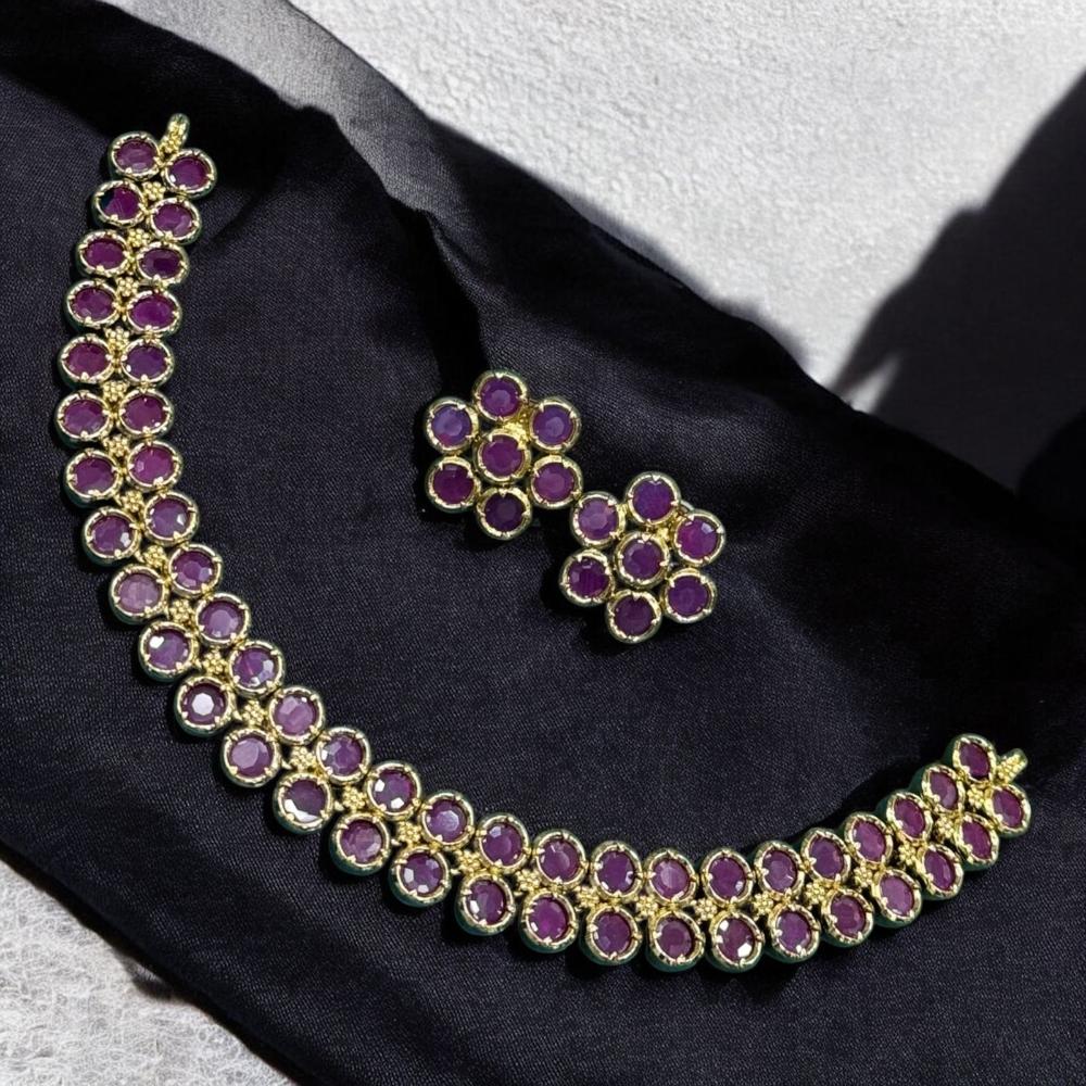 Sona Covering Timeless Shine Gold Plated Crystal Set